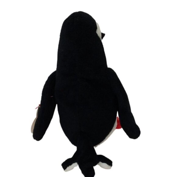 Ty Beanie Babies Puffer Penguin Plush Stuffed Toy - Picture 4 of 4